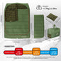 Flannel Two Person Sleeping Bag with Pillows